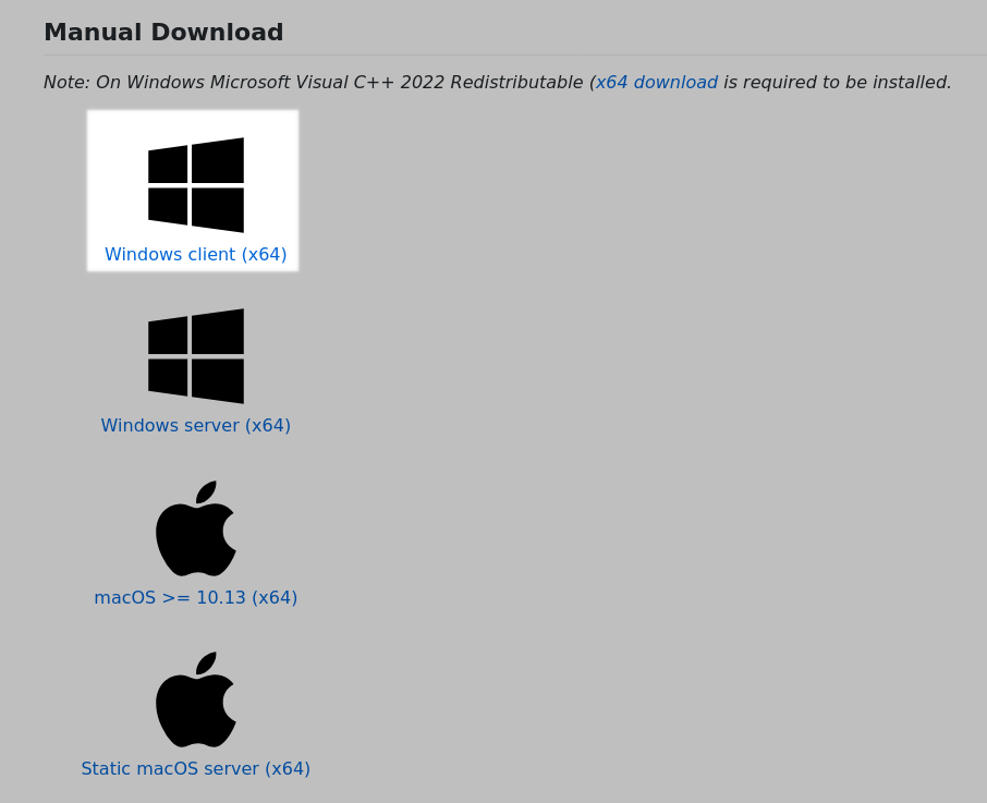 Select the relevant version for your OS.